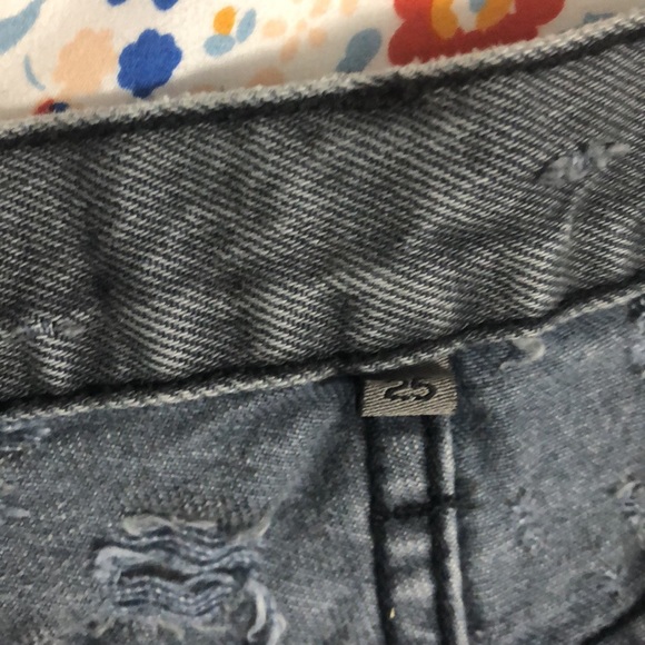 Gray Distressed Carmar Jeans - Picture 3 of 5
